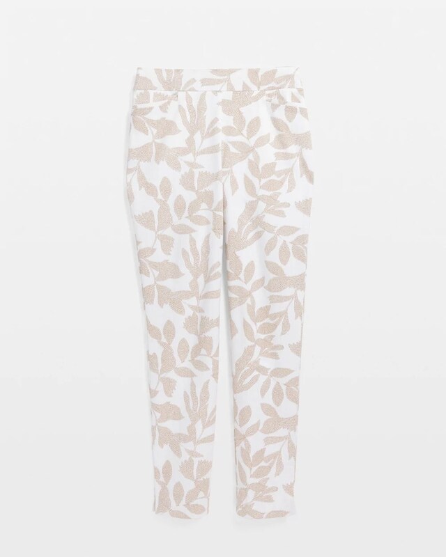 Brigitte Leaf Etch Ankle Pants - image 5